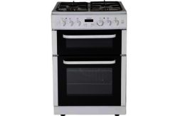 Bush BDFT60W Dual Fuel Cooker- White